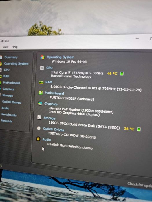Laptop Lifebook Fujitsu i7 GEN 4 QM