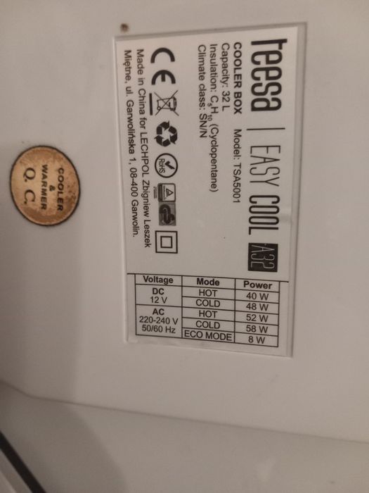 Lada frigorifica tessa