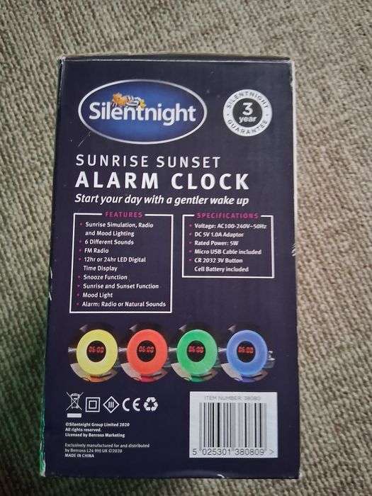 Radio ceas lumini Silentnight