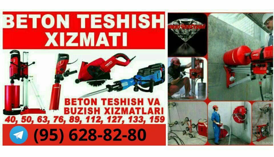 beton teshish kesish hizmatlari