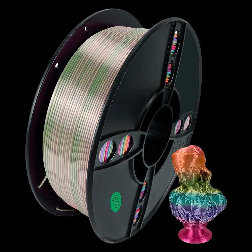 KINGROON PLA Silk Rainbow / ПЛА Силк Дъга Филамент FDM 3D