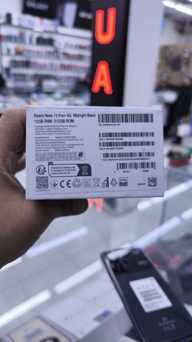 redmi not 13pro plus 5G 12/512 qora