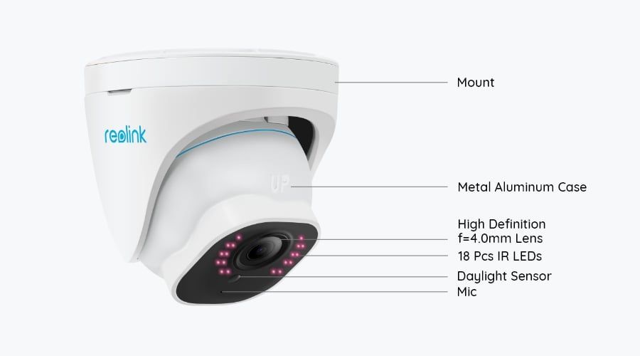 Camera de supraveghere Reolink RLC 520A cu inteligenta artificiala