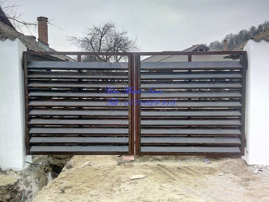 Porti din fier forjat,poarta,copertine,inox,aluminiu,lemn