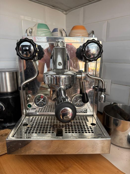 Espressor Rocket Giotto Evo R, E61, pompă rotativă, inox + accesorii