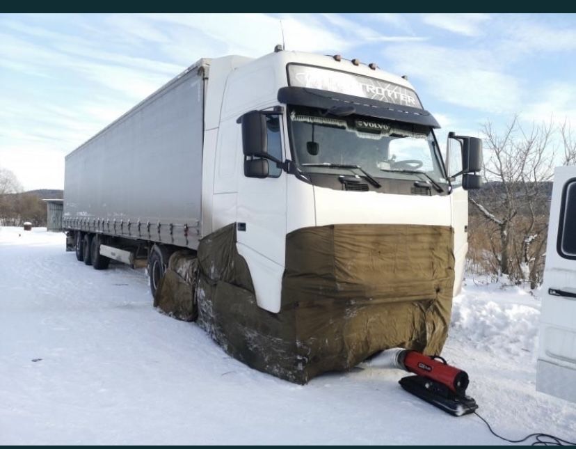 Отогрев авто грузовых