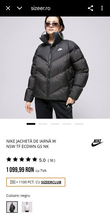 Nike geacă thermal Fit damă