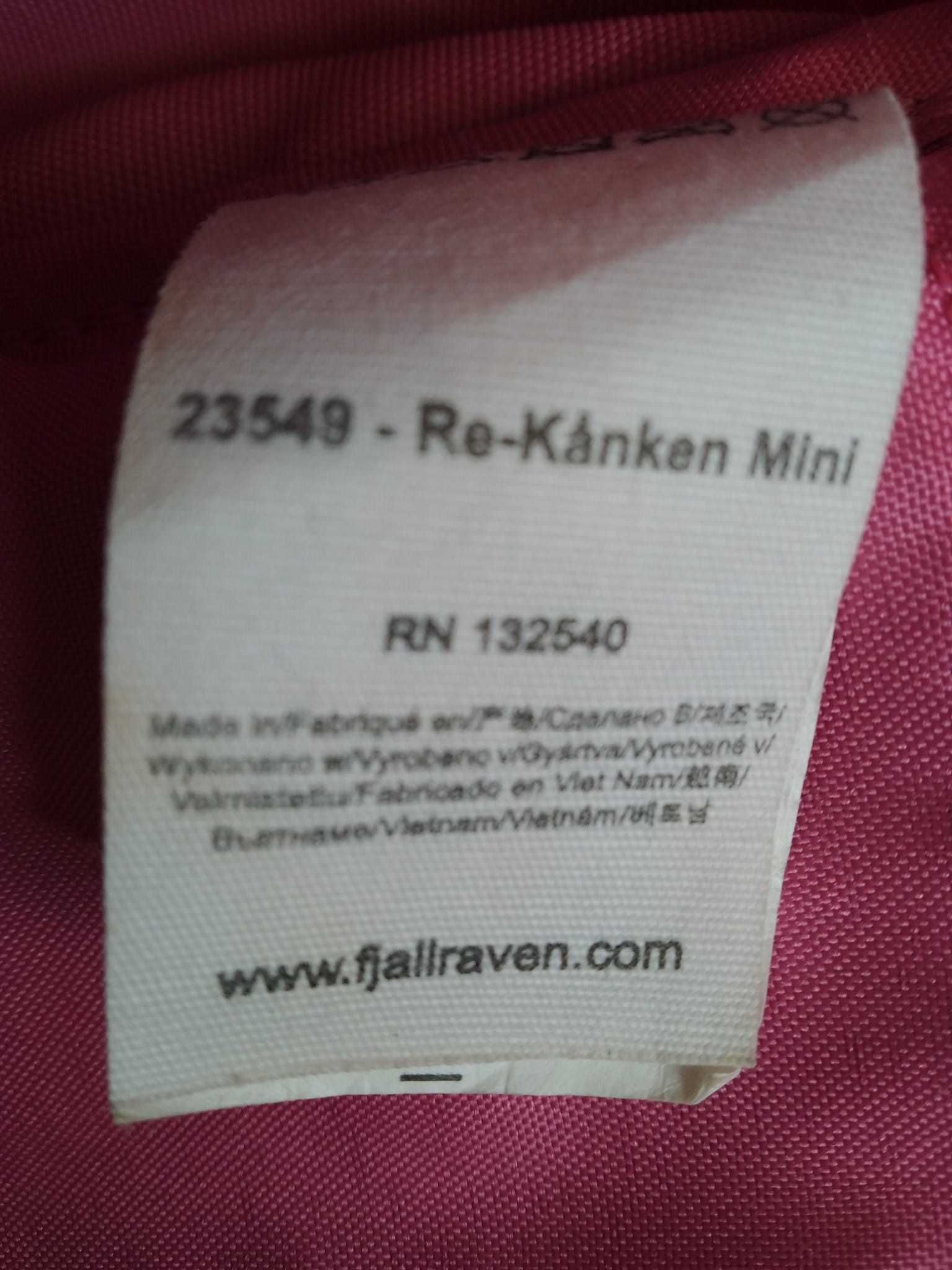 "Fjallraven" Re-Kanken mini оригинална раница