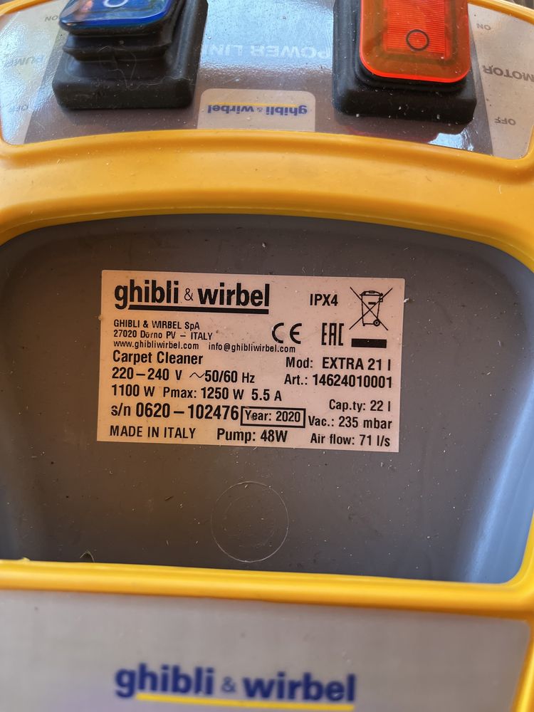 Aspirator injecție extracție Ghibli Wirbel Power Extra M21