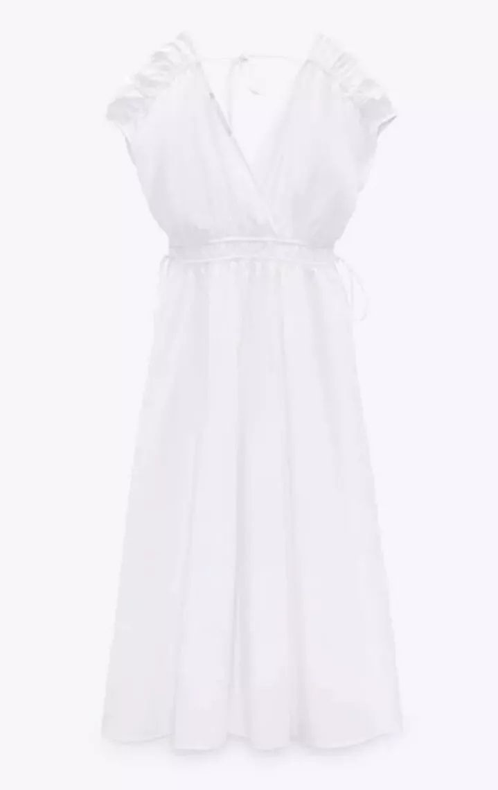 ZARA рокля тип риза памук р-р С