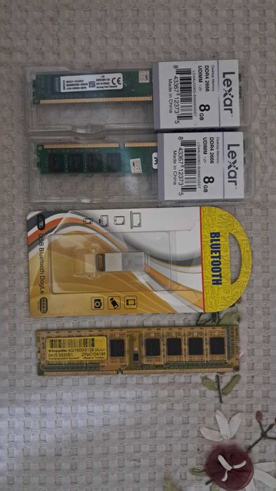 Озу Lexar 8gb и комлектующие отдам все лотом