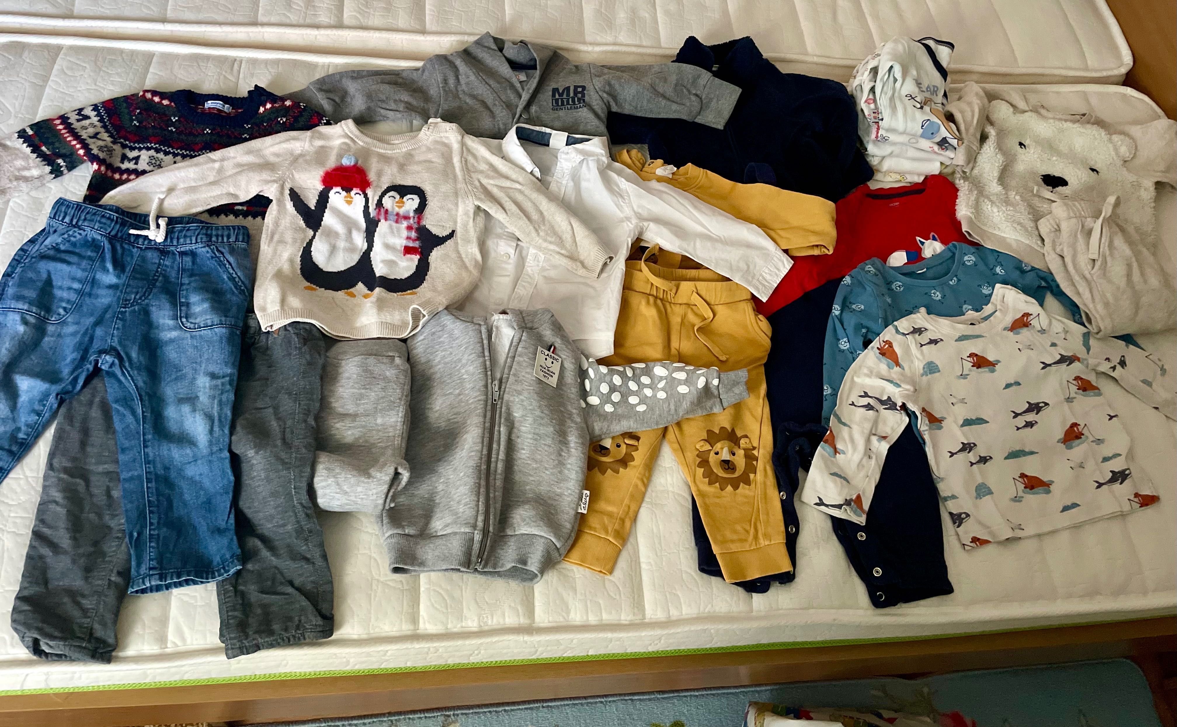 Голям лот детски дрехи, размер 80 H&M, Okaidi, Mayoral