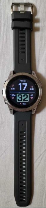 Garmin Fenix 7, 47mm, silver/graphite, in garantie, la cutie