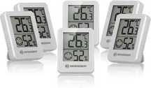 Set 6 statii meteo BRESSER Thermo Hygro,alb,nou