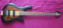 Vând Bass Cort C5 Plus ZBMH Open Pore Tobacco Burst cu doze Bartolini