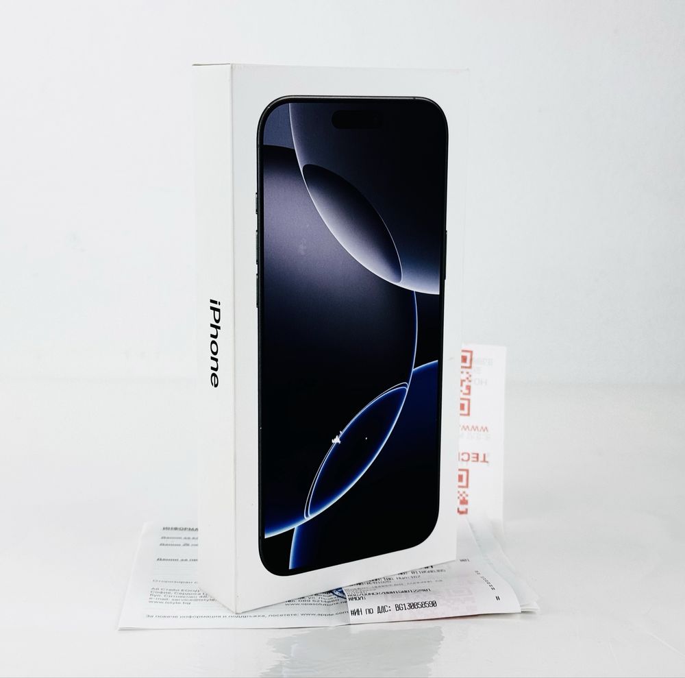НОВ! Apple iPhone 16 Pro Max 256GB Black / Natural 2г. Гаранция!