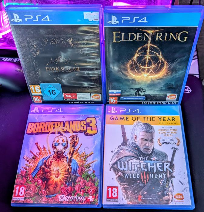 Игры для PS4 (диски, отличное состояние)