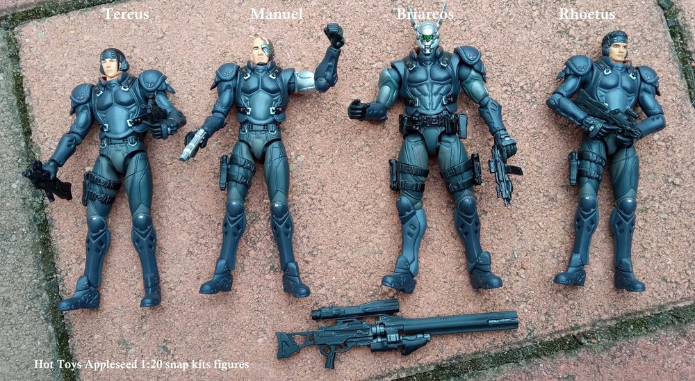 Figurine articulate 1:20 Hot Toys Appleseed anime (manga) snap kits