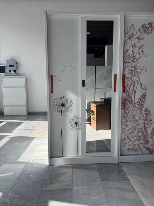 шкаф с одуванчиком/ шкаф с цветочками/ шкаф с рыбками