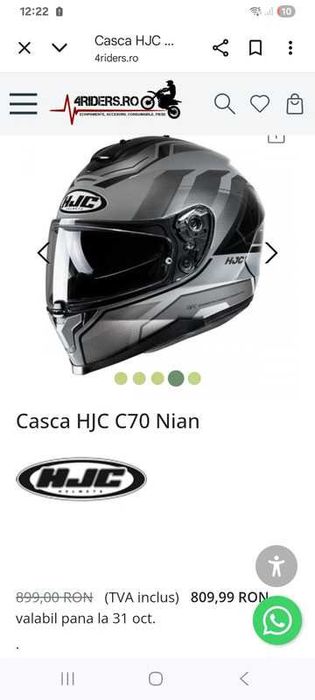 Casca motocicleta HJC C70 NIAN Marimea M
