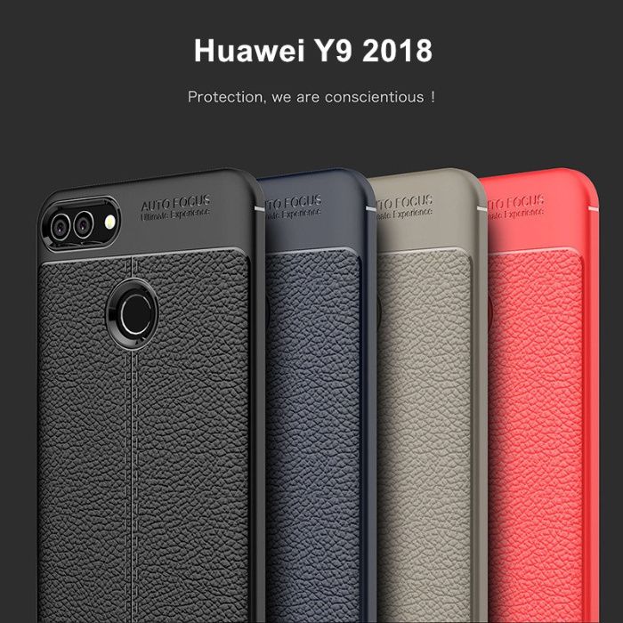 Husa Antisoc model PIELE pt. Huawei Y7 Pro 2019, Y9 2018, Honor Play