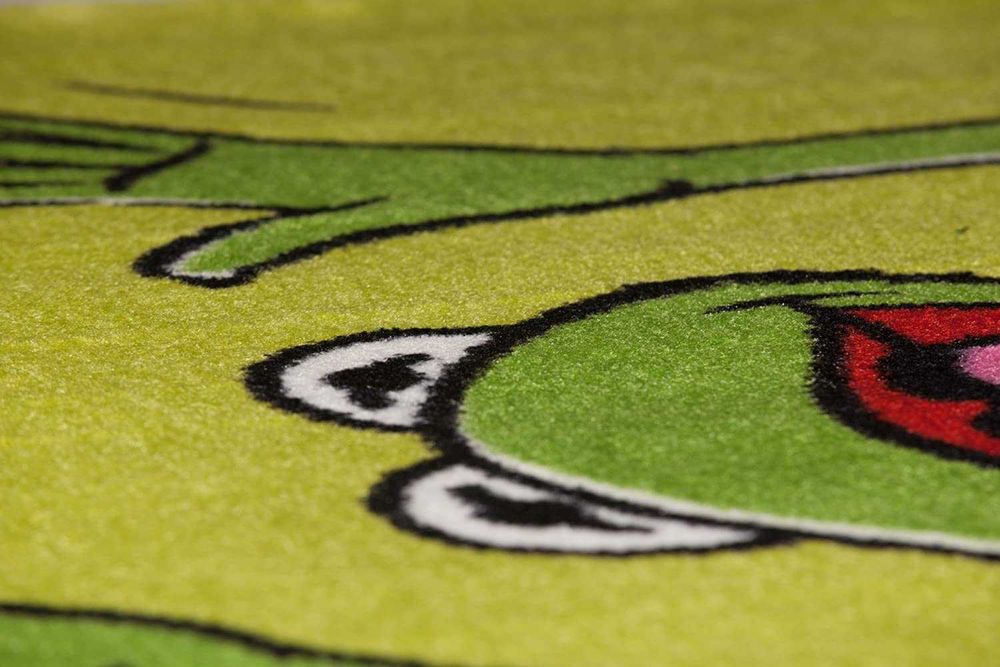Нов Детски килим 100x150 cm Disney Muppets Kermit, зелен