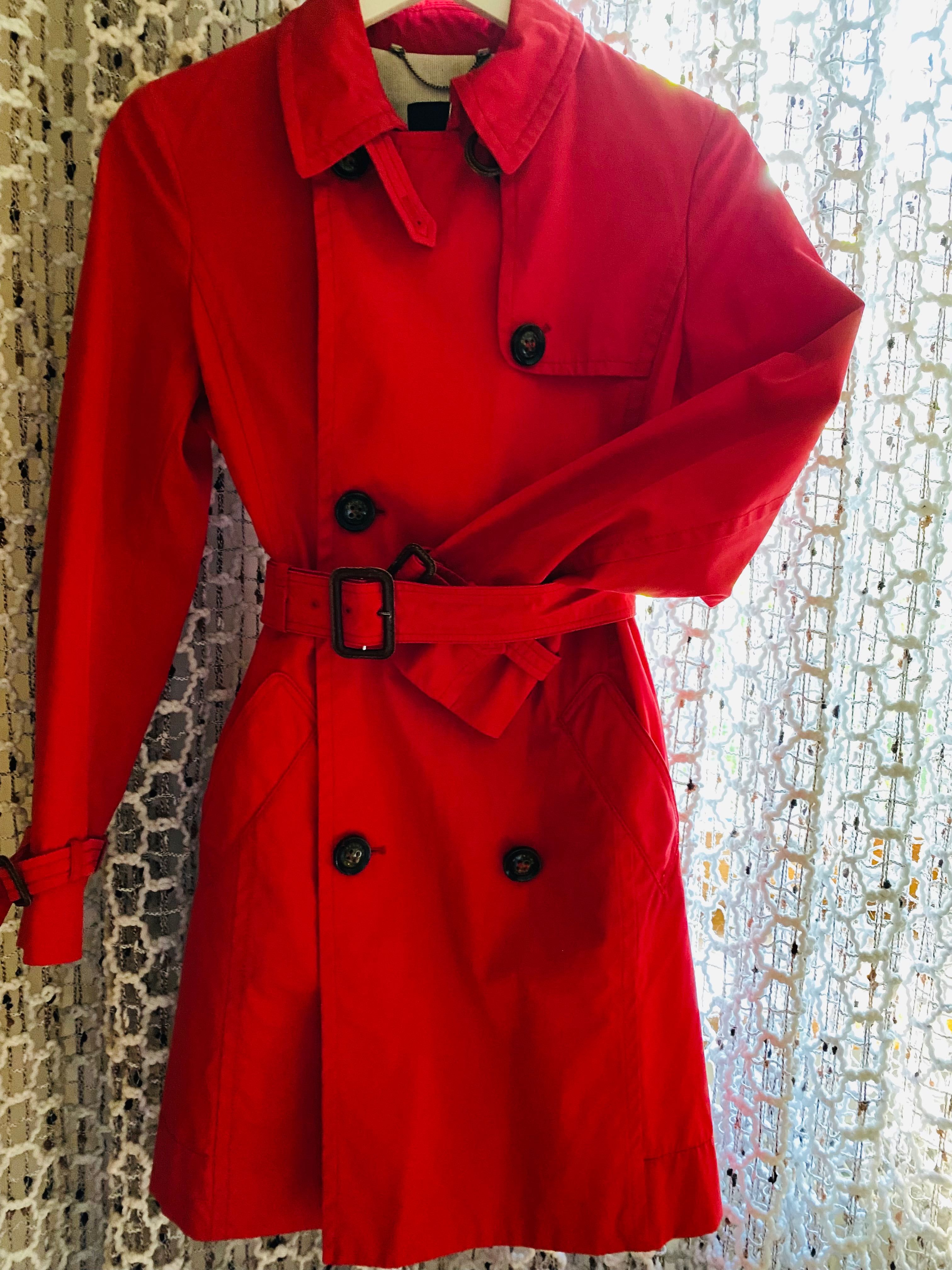 Trench rosu Max Mara