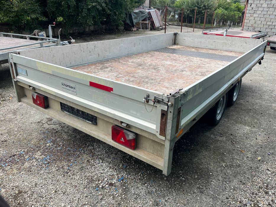 remorca platforma trailer SARIS 4*2m an 2012