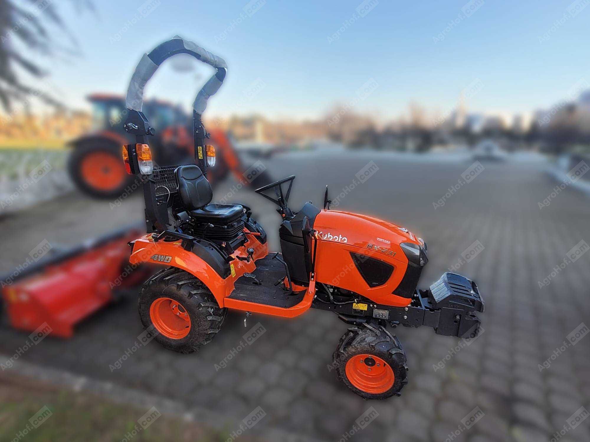 Kubota Mini Tractor cu cadru de răsturnare 25 CP / Kubota BX231 [DEMO]