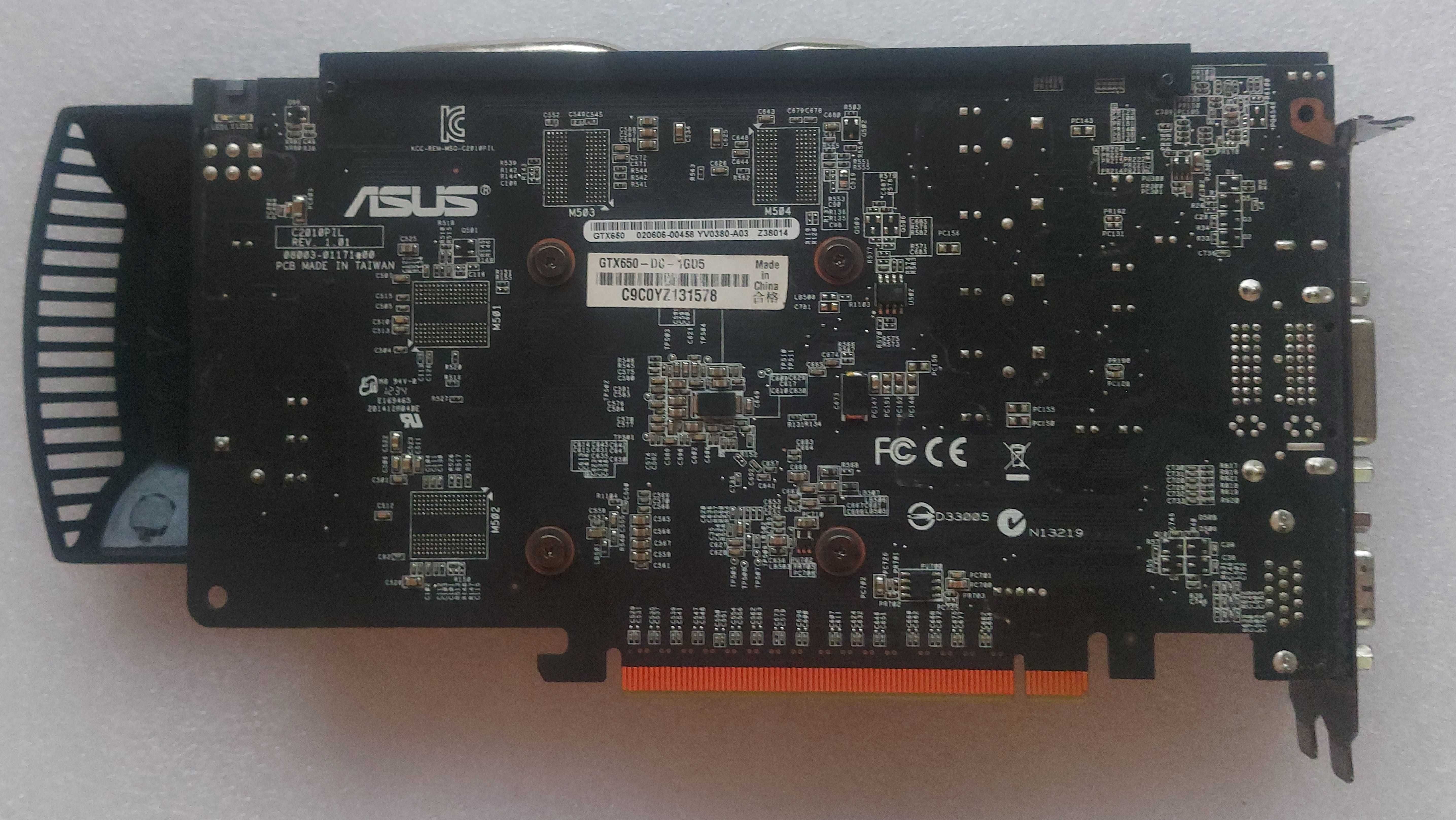 Placa video ASUS GeForce GTX 650 DirectCU 1GB GDDR5