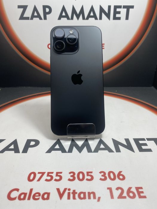 ZAP AMANET VITAN - iPhone 16 Pro Max - Black - 256GB - 100% - 202 C.I.