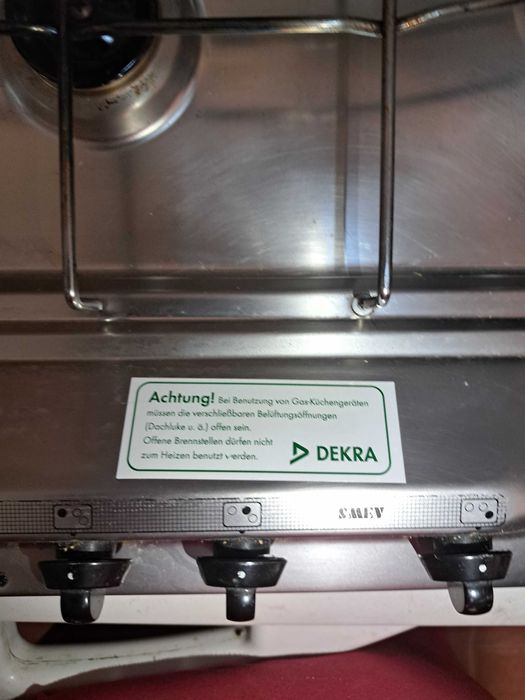 Газов котлон и мивка каравана кемпер