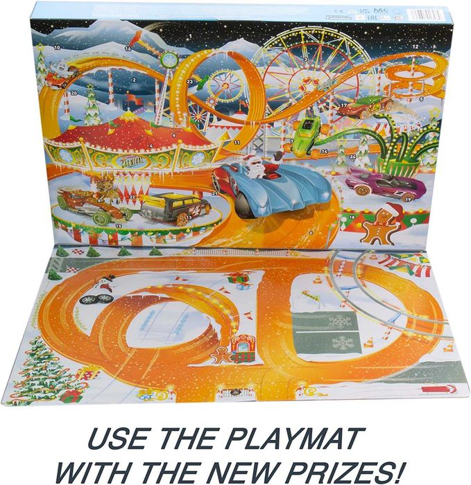 Коледен Календар Hot Wheels Адвент календар с 8 Коли и изненади