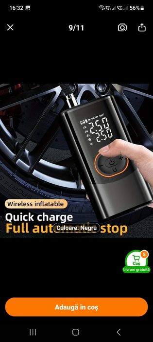 Vand compresor portabil aer nou