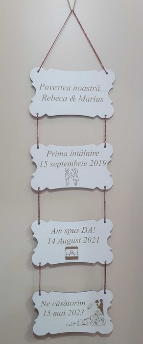 Placheta Povestea Noastra Miri, Save the Date