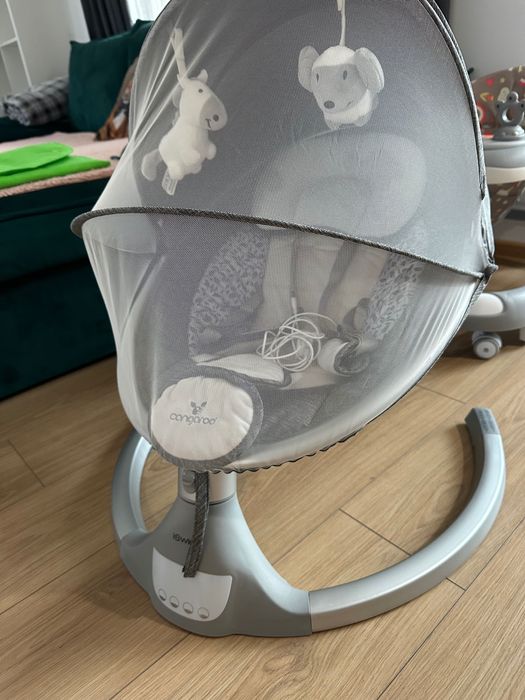 Електрическа люлка Cangaroo - iSwing, графит