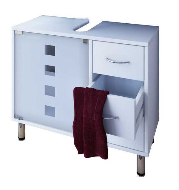 Mobilier baie, dulap lavoar depozitare |VCMB 911924 Alb