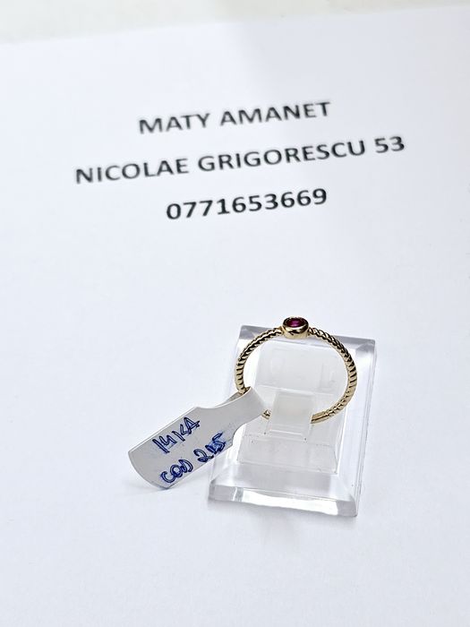 Maty Amanet inel dama din aur 1.45gr cod  215