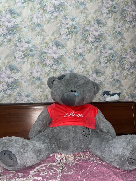 Большой плюшевый мишка. Новый