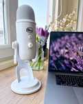 Blue Yeti USB Микрофон, бял