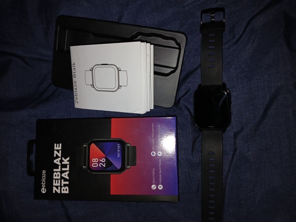 Smartwatch [Zeblaze Btalk] Ideal.  Karobka + dakument + zaryatchik