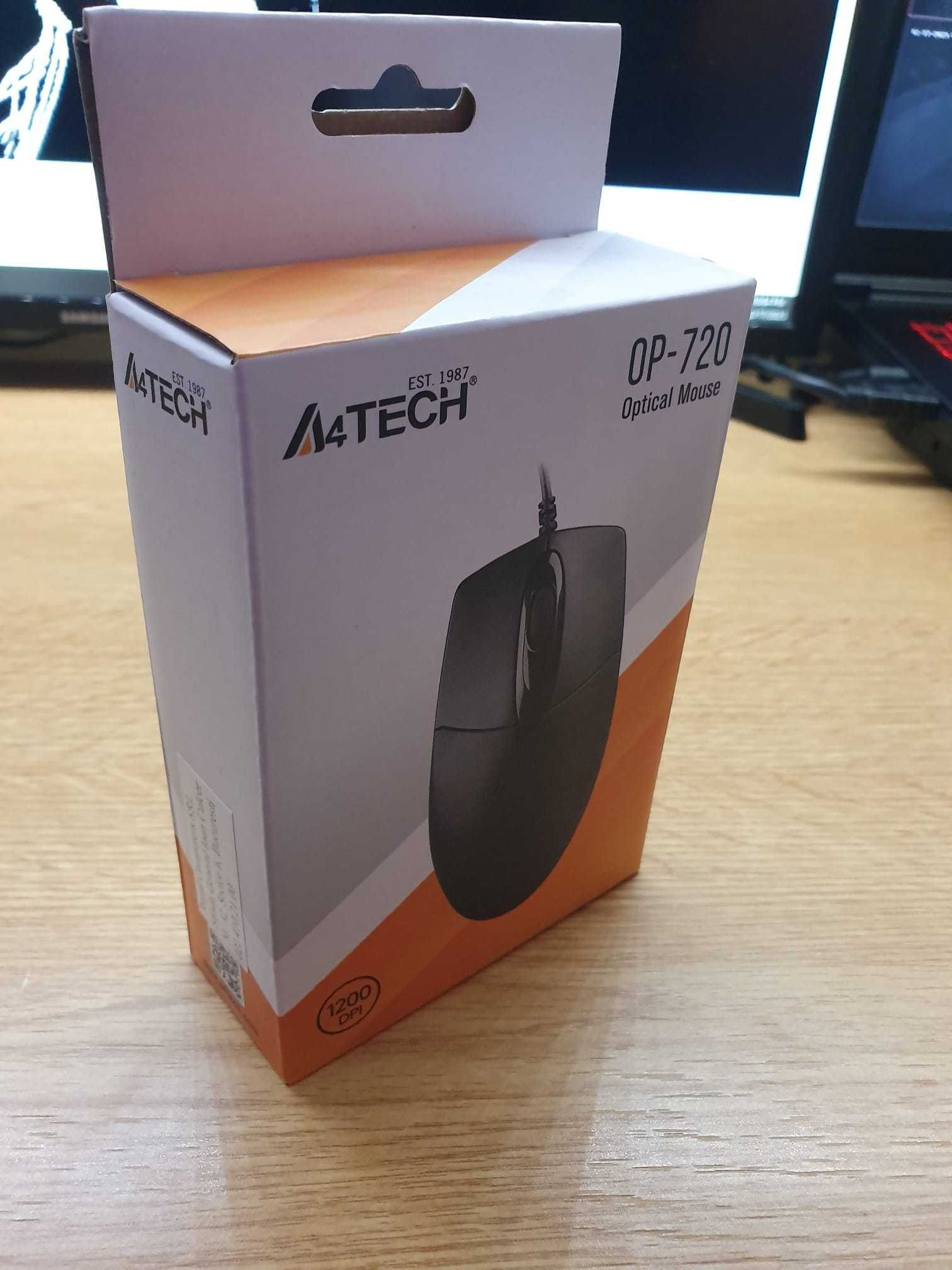 Mouse A4Tech Office OP-720 NOU, sigilat