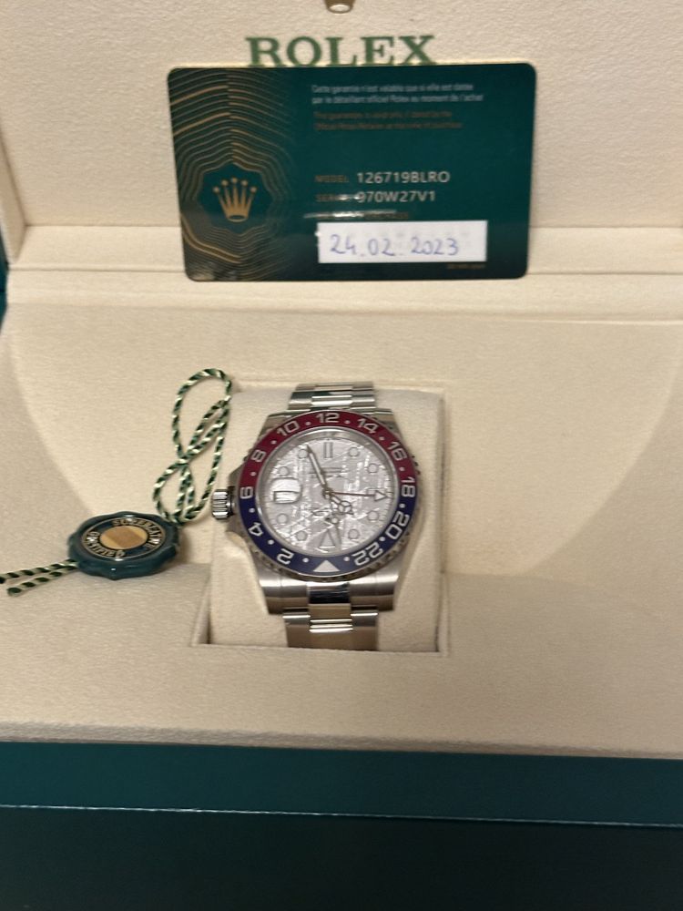 ceas rolex gmt master || pepsi anul 2023 pret 45000€