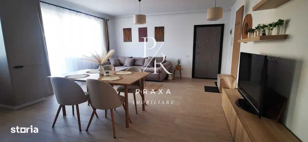 Apartament modern 2 camere, 56mp ,balcon +2 parcari , zona Stadionului