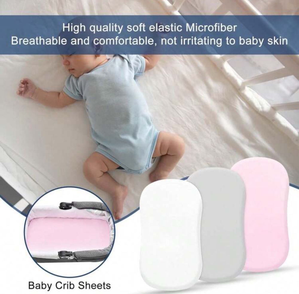 Cearceaf bebe - set de 3 bucati