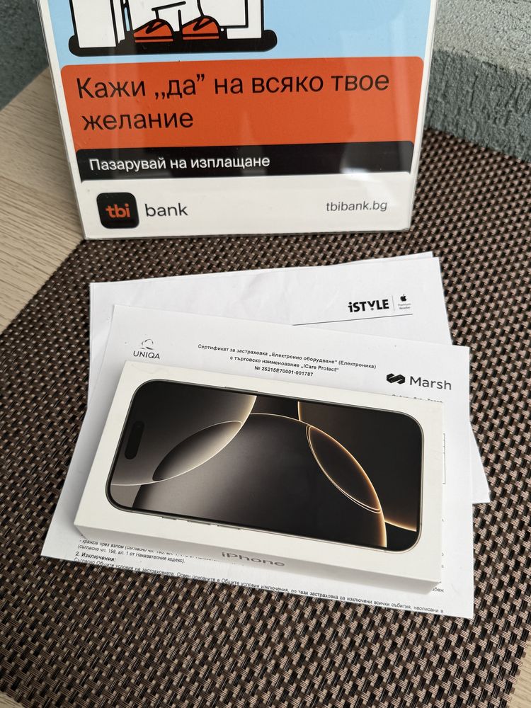 НОВ!24М ГАР /ЛИЗИНГ/ iPhone 16 Pro 128Gb Natural Titanium