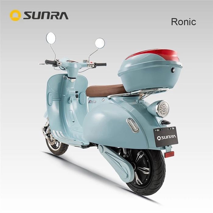 Scuter Electric 3000w Luxury Classic Retro Blue