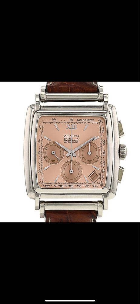 Zenith El Primero Automatik Chronograph Pink Rose Dial