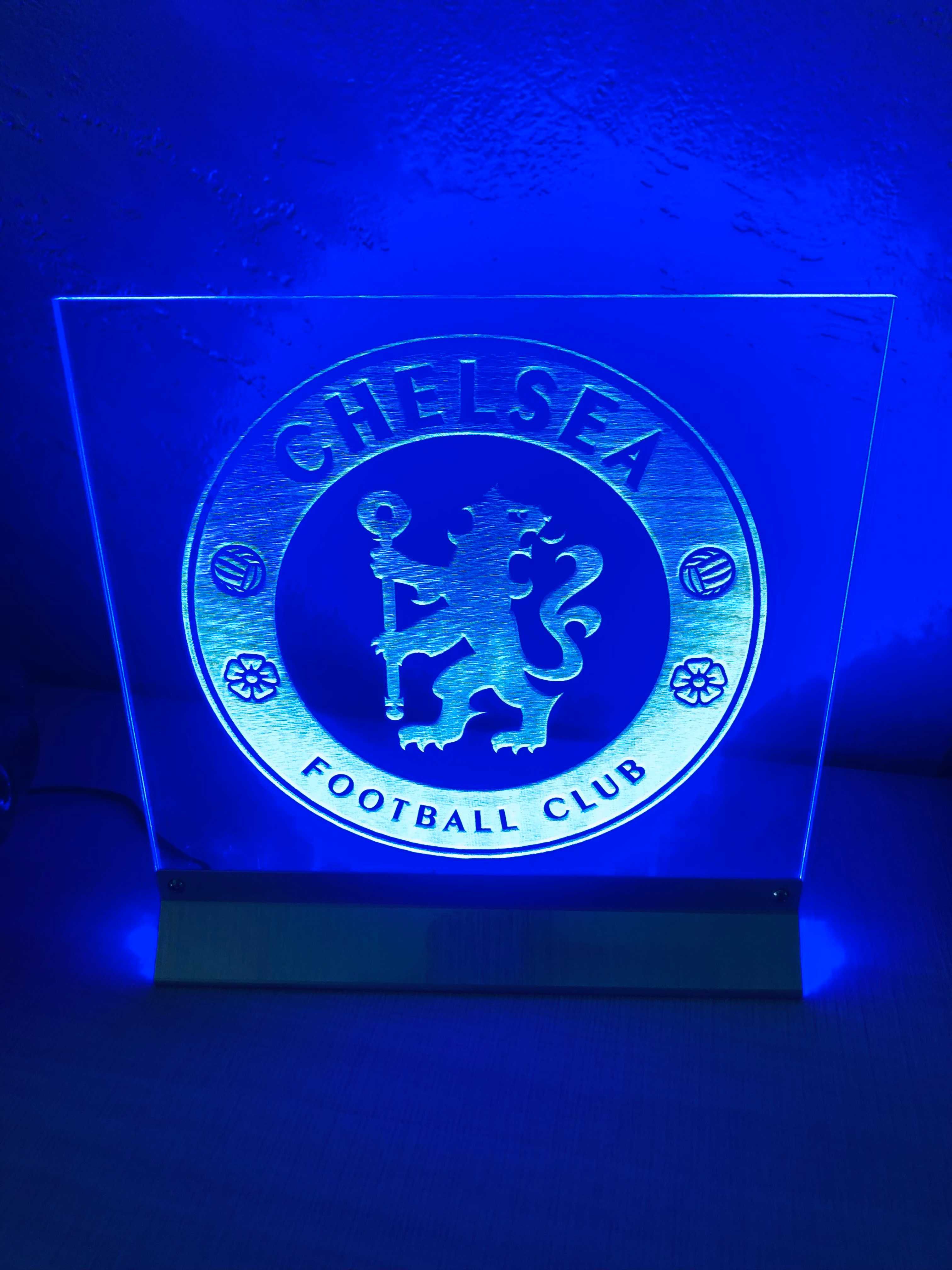 Нощна лампа с емблема на футболен отбор