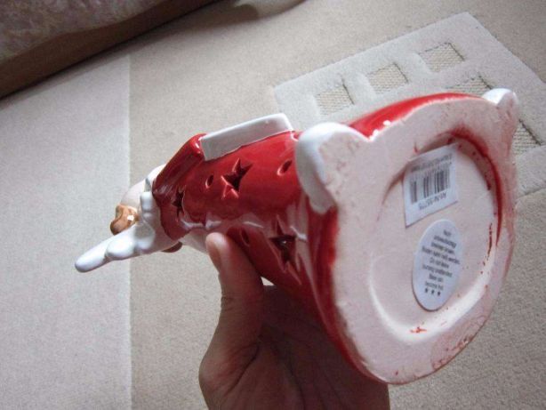 Craciun cadou rar inger mare cu inimioara Germania pastrat nou